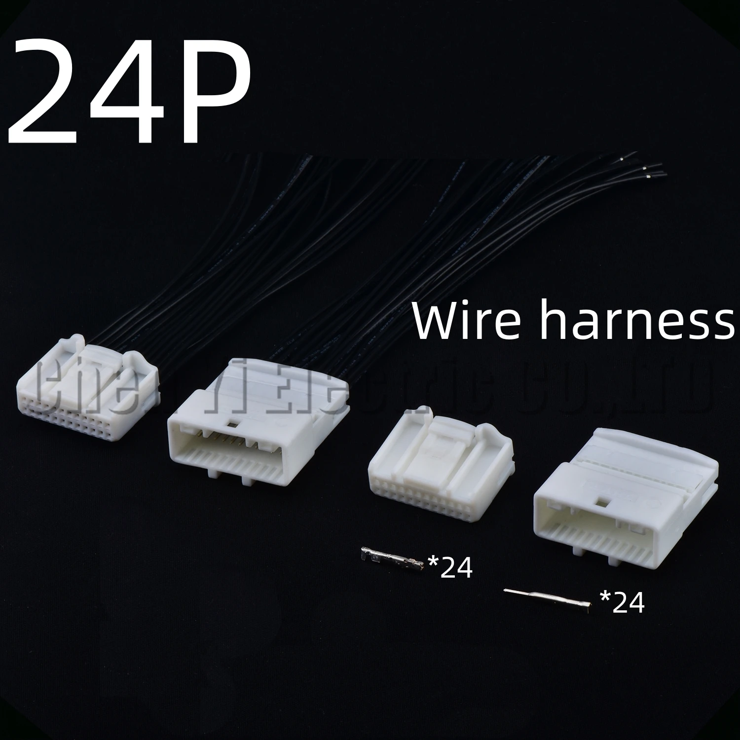 24 Pin Automotive Audio Navigation host Connector Socket Wire harness Plug For Toyota Nissan 1473413-1 1376103-1 1318917-1