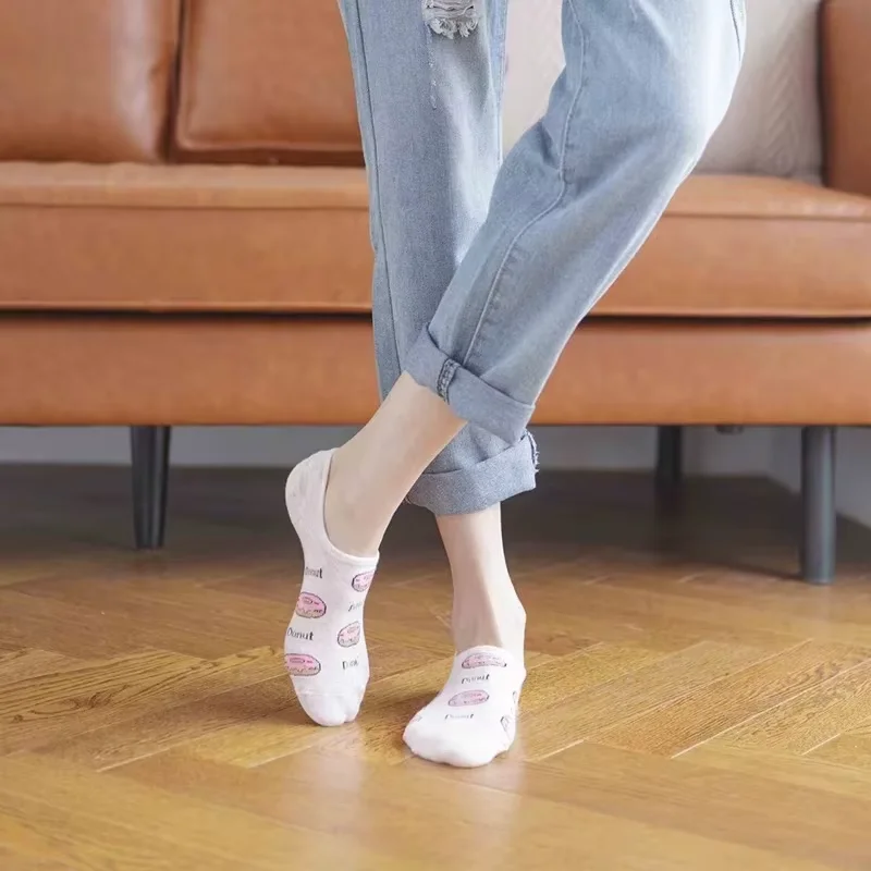 5 Pairs Kids Ankle Socks – Black & White Striped, Breathable Crew Socks for Boys & Girls, Sneakers & School