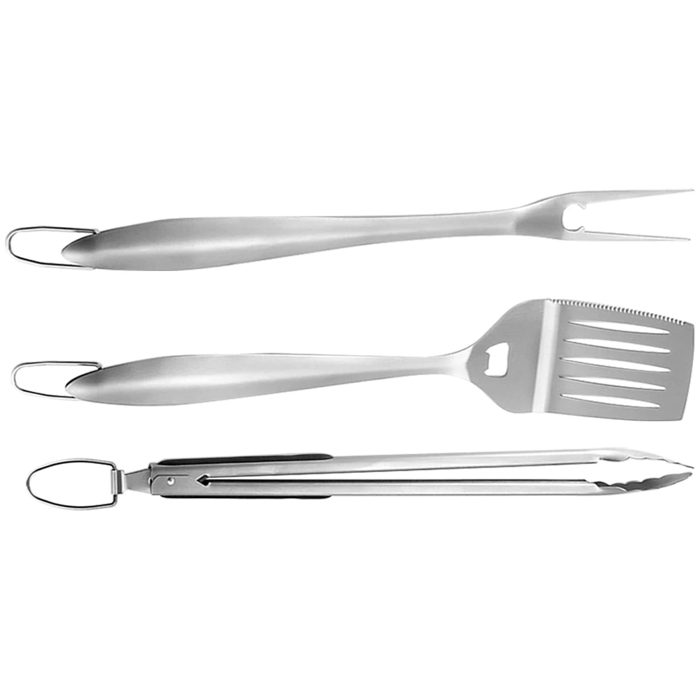

Practical BBQ Tool Set Stainless Steel Grill Tools Camping Accessories Outdoor Supplies Portable Barbecue Utensils Shovel