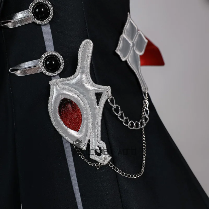 Evernight Косплей Костюм Парик Honkai Star Rail Пальто Платье Головные Уборы Серьги Аксессуары Реквизит Для Женщин Девочек 7 марта Карнавал