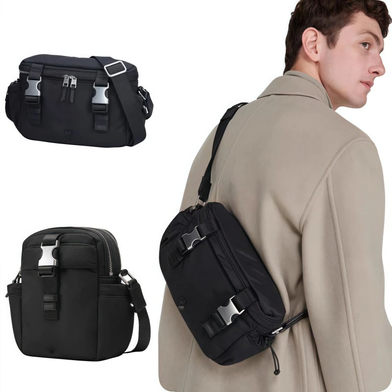 

Trendy niche shoulder bag 2025 daily commuting travel bag street trendy casual nylon crossbody bag