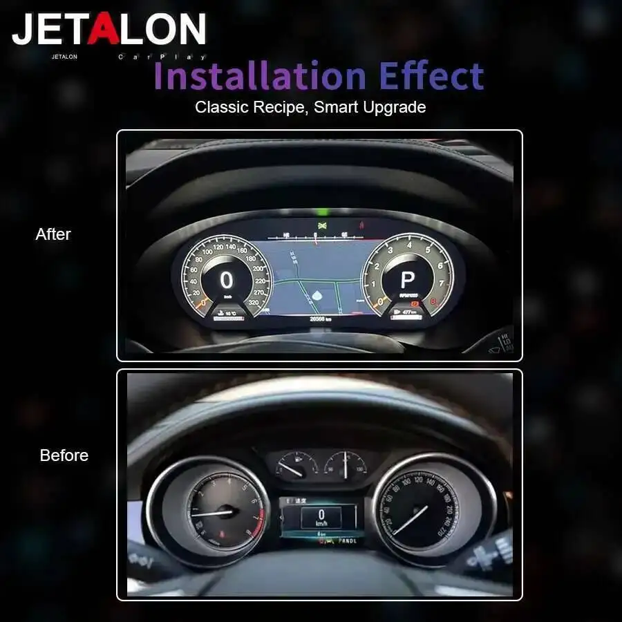 For Opel Astra J For Buick Excelle 2010-2014 LCD Map Colorful Display 12.3
