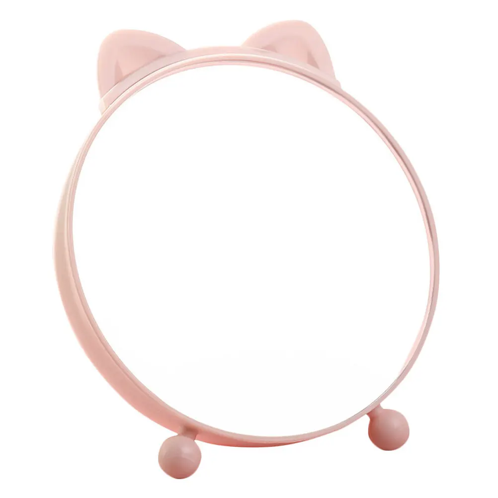 Eleganckie lustro stołowe, szykowny design, gładkie krawędzie, trwały materiał, kompaktowy rozmiar, idealne na toaletkę i do dekoracji wnętrz.