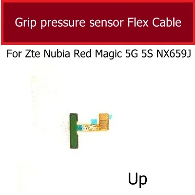 Pressure Gravity Sensor Grip Flex Cable For ZTE Nubia Red Magic 5G 5S NX659J Up Down Grip Pressure Sensor Flex Ribbon Parts