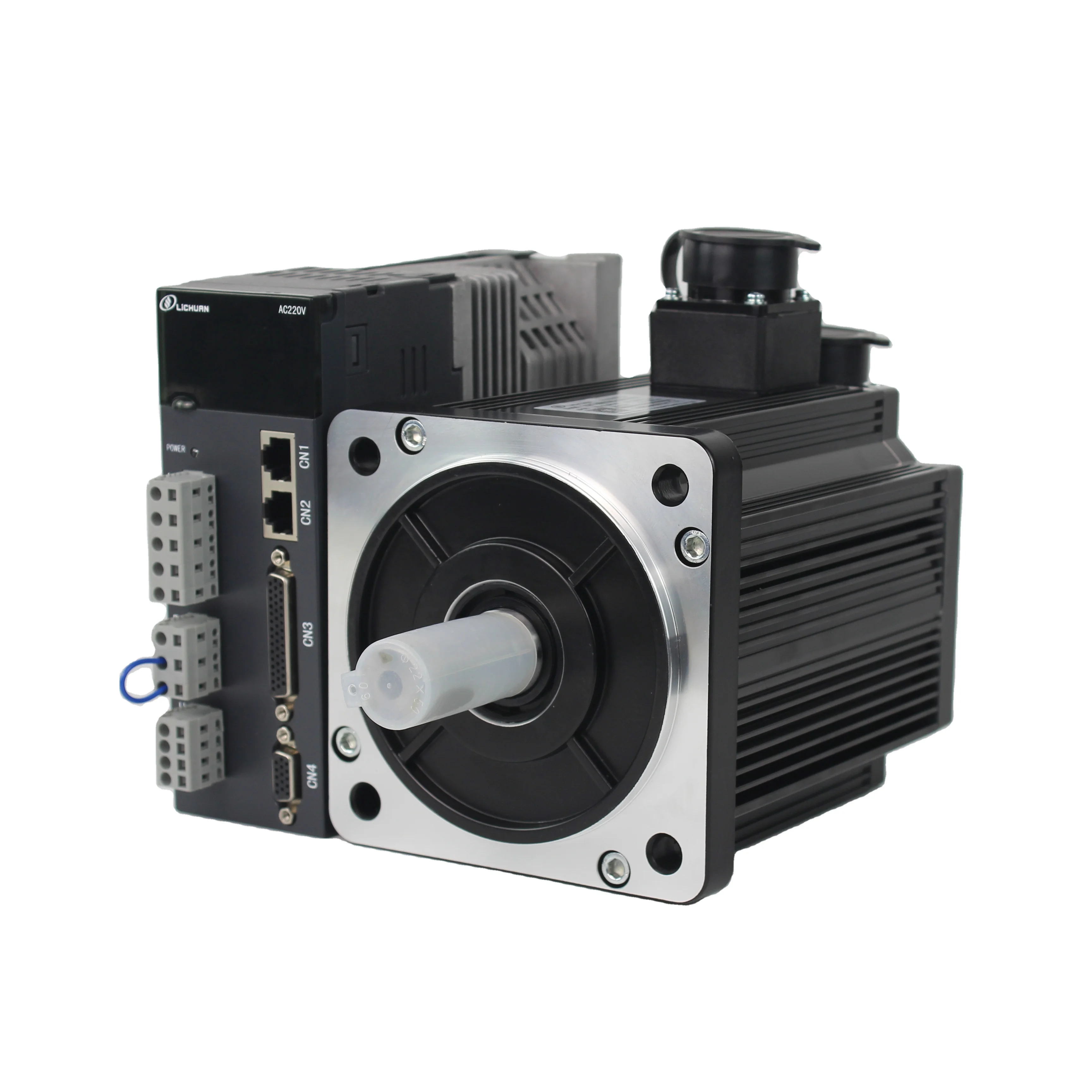 Lichuan AC servo motor 2.6KW with brake cnc servos 130ST-M10025+A4 10Nm 2500ppr servo motor driver kit 2500rpm