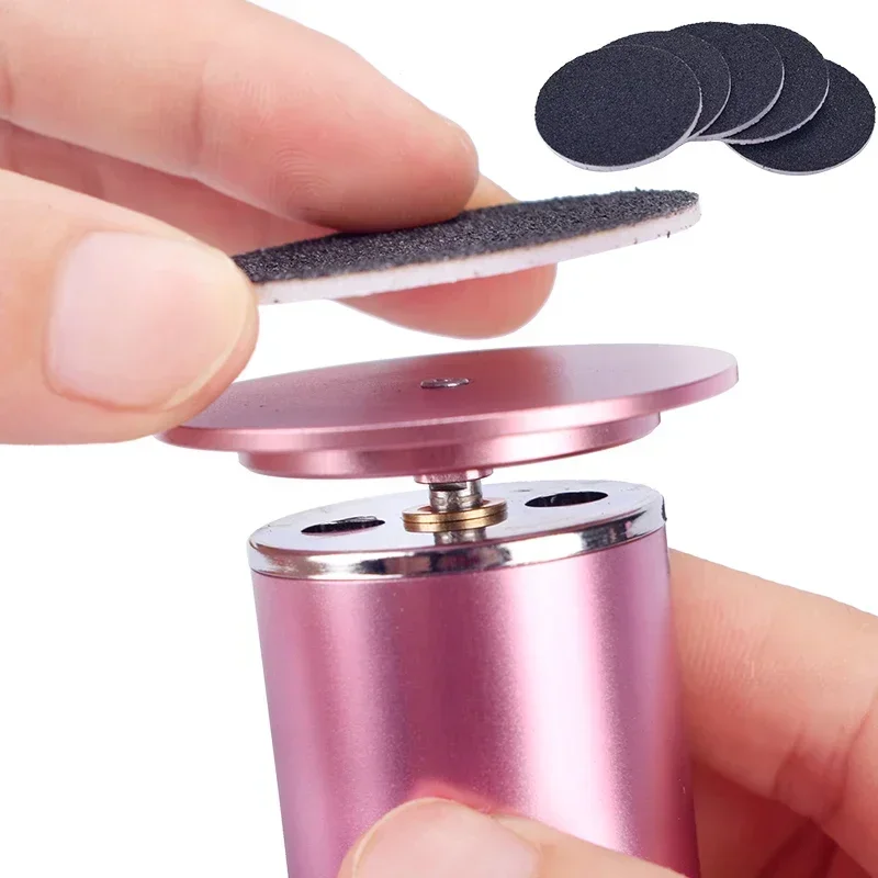 60 قطع استبدال الصنفرة القرص الرملي ورقة ملحق للكهرباء القدم الكالس أداة إزالة باديكير ملف القدم 60 قطعة/صندوق