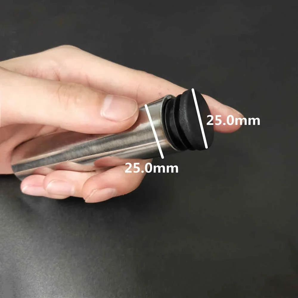 1-20 Buah Plastik PP Bulat Tutup Ujung Tinju Hitam Steker Penyisipan Tabung Kaki Furnitur 42Mm-140Mm Aksesori Furnitur