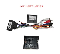 Car Android 16PIN Power Wiring Harness Cable With Canbus For Mercedes Benz B200/C-Class/E-Class/ML/S300/Vito/Viano/R-Class