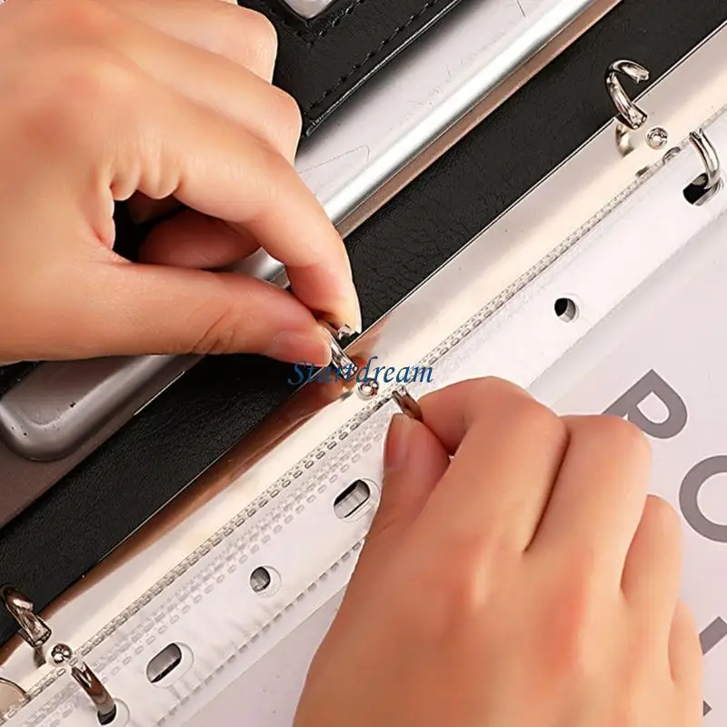 Folder Konferensi Kulit dengan CLIPBOARD 4 Cincin Kasus Dokumen untuk Kantor K92C