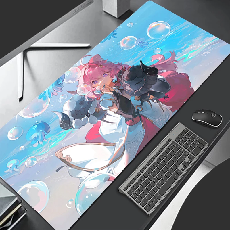 Large Mouse Pad Gamer Keyboard Pad Wuthering Waves Encore Mousepad Pc Computer Desk Mat Gaming Pad Mouse Mats For CS GO LOL