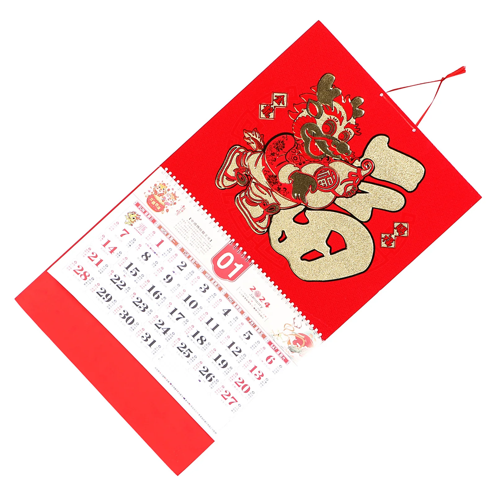 

Monthly Chinese Calendar Hanging Calendars Traditional Wall Year Decoration