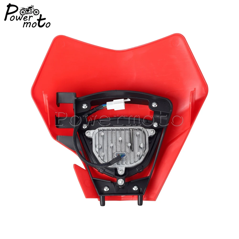 12V LED Motocross Headlight Hi/Lo Beam DRL Head Lamp For GASGAS EC EC250 EC300 EC250F EC300F Off Road Bikes Headlamp 2021-2023