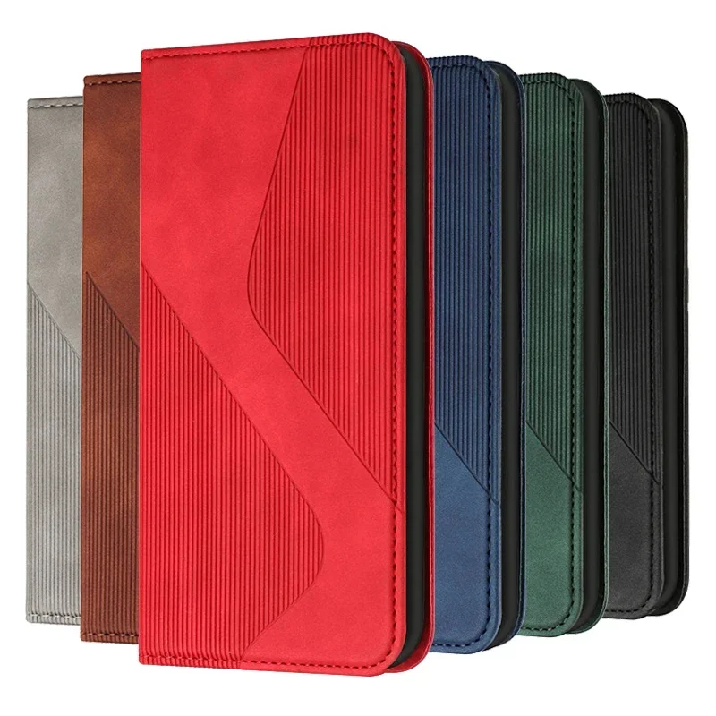 

Magnetic Leather Book Case For Redmi 12 5G 12C Phone Cover On For Xiaomi Redmi Note 12S Note12 Pro 4G Coque Flip Wallet Bag Etui