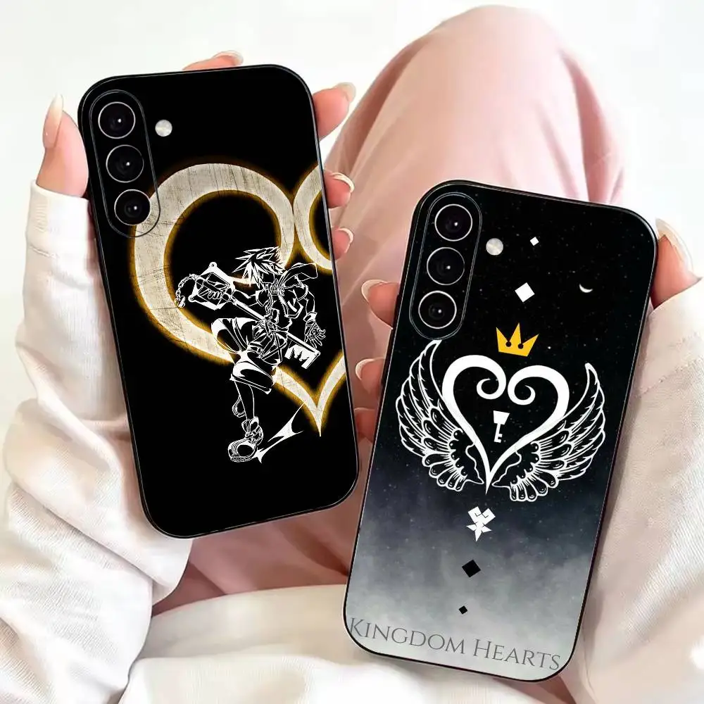 Kingdoms H-Hearts g-Game Phone Case For Samsung Galaxy A73,A72,A71,A70,A53,A52,A51,Others Soft Black Cover