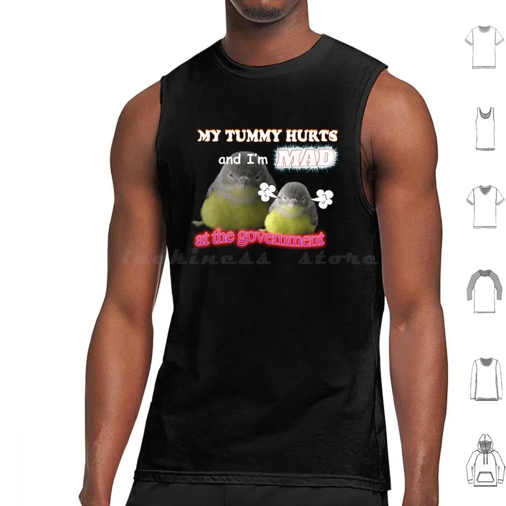 Camiseta sin mangas para mujer, chaleco con tirantes, estómago, Ibs, e Irritable, barriga