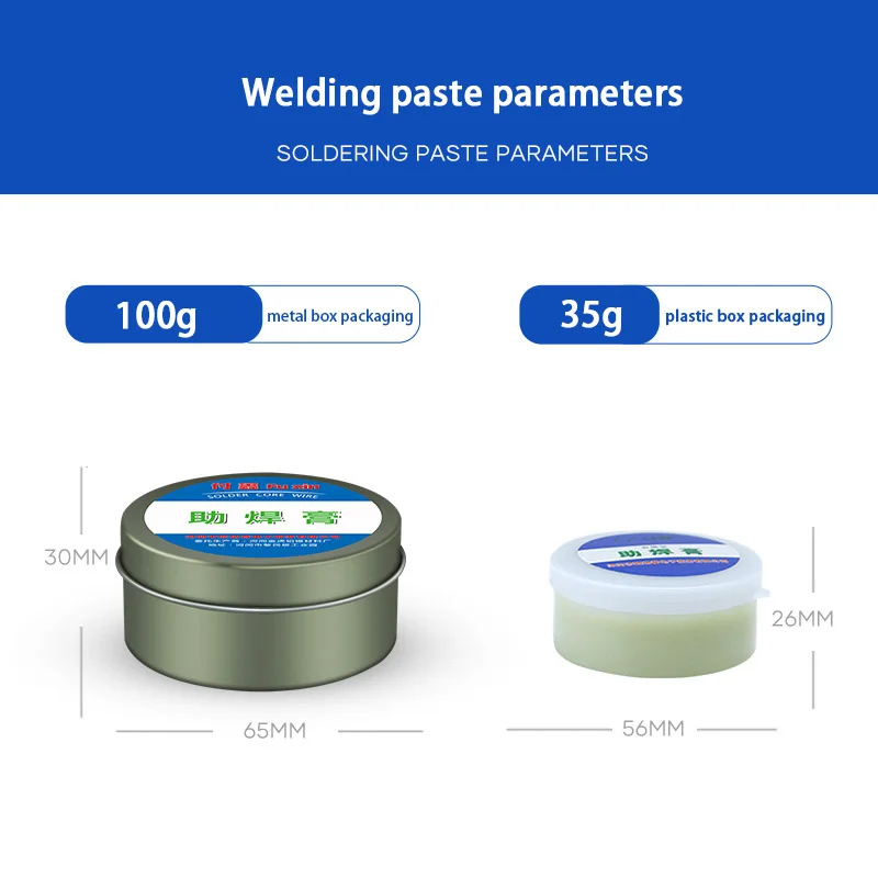 Schnell löt flussmittel paste Löt paste für verzinktes Edelstahl blech/Eisen/Kupfer/Aluminium löten/18650 Batterie