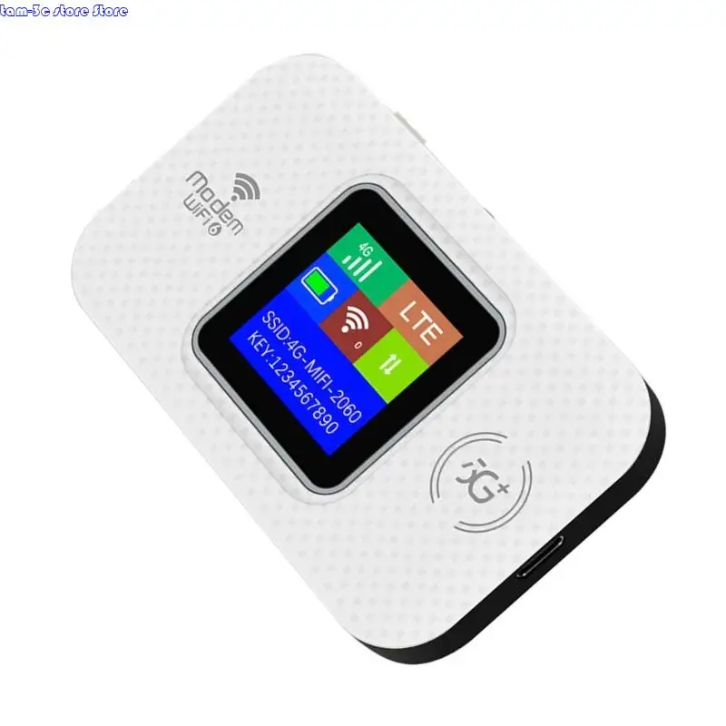 D0UA Wi -Fi6 활성화 4G LTE 라우터 자동 신호 스위칭 오랜 시간 사용 배터리 사용