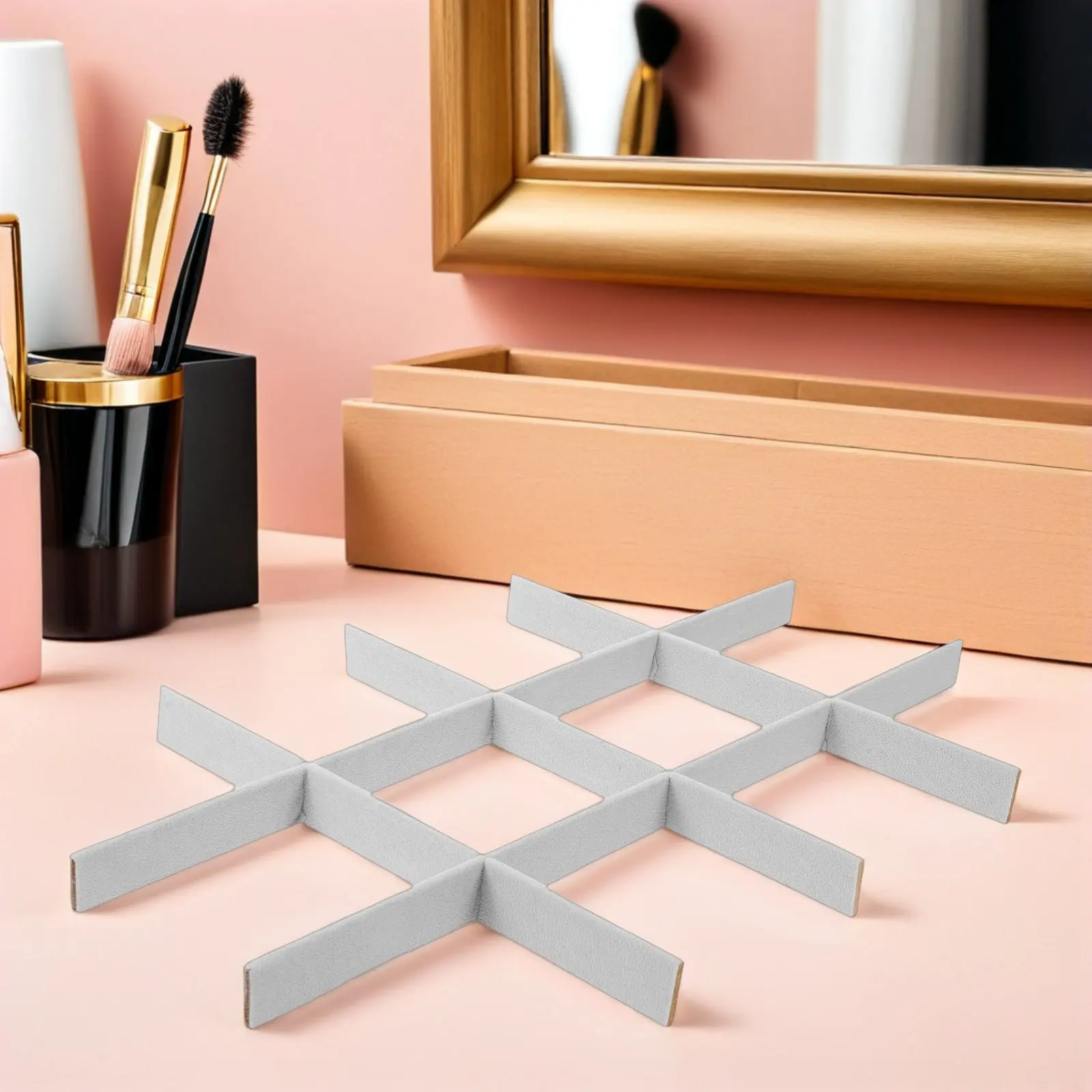 

Jewelry Tray Divider Inserts Soft Lined Adjustable Organizer Dividers 12 Grid Non-Slip Tray Inserts for Box Drawers Jewelry