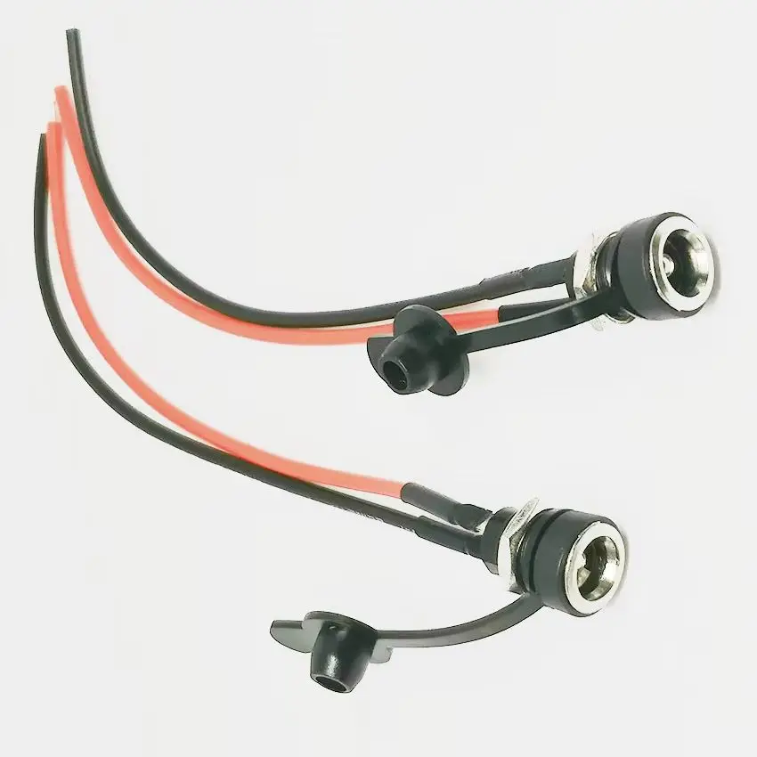 

1/5/10PCS DC-022B Corded DC Power Socket Female Head and Base 5.5 * 2.1 2.5 DC Power Connection Cable