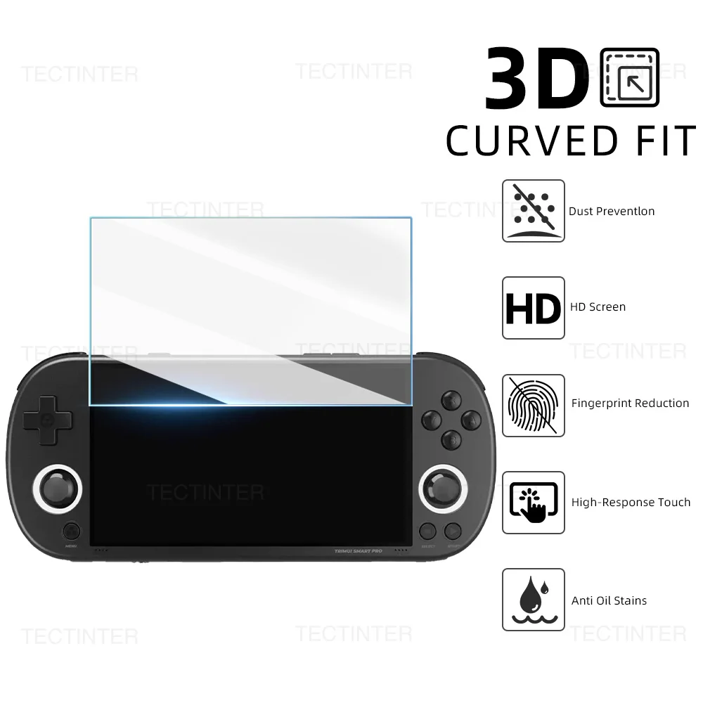 Anti-Scratch Screen Protector Tempered Glass For Trimui Smart Pro Game Console  Films 9H Hard Glass Gaming Accessories image 2