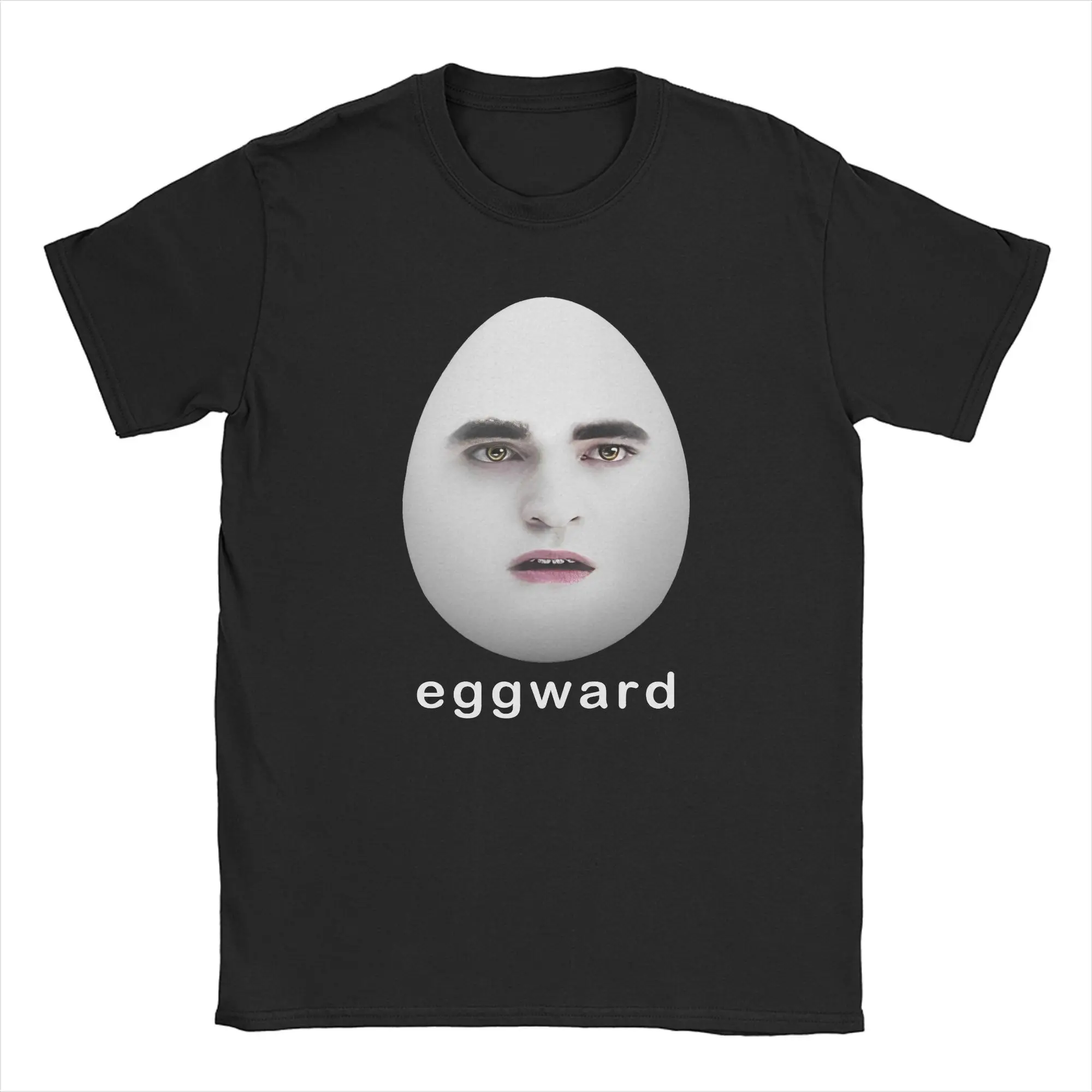 Twilight Eggward Funny Edward Cullen T-Shirts Men Parody Humor Vintage Cotton Tees Crew Neck Short Sleeve T Shirt Big Size merch