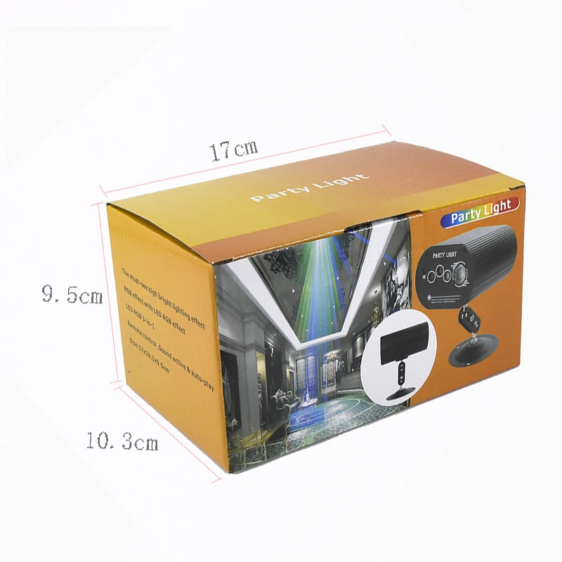 RGB Disco LED Light Magic Ball With 60 Patterns Laser Projector DJ Party Holiday Bar Effect Lamp Christmas Stage Lighting Effect