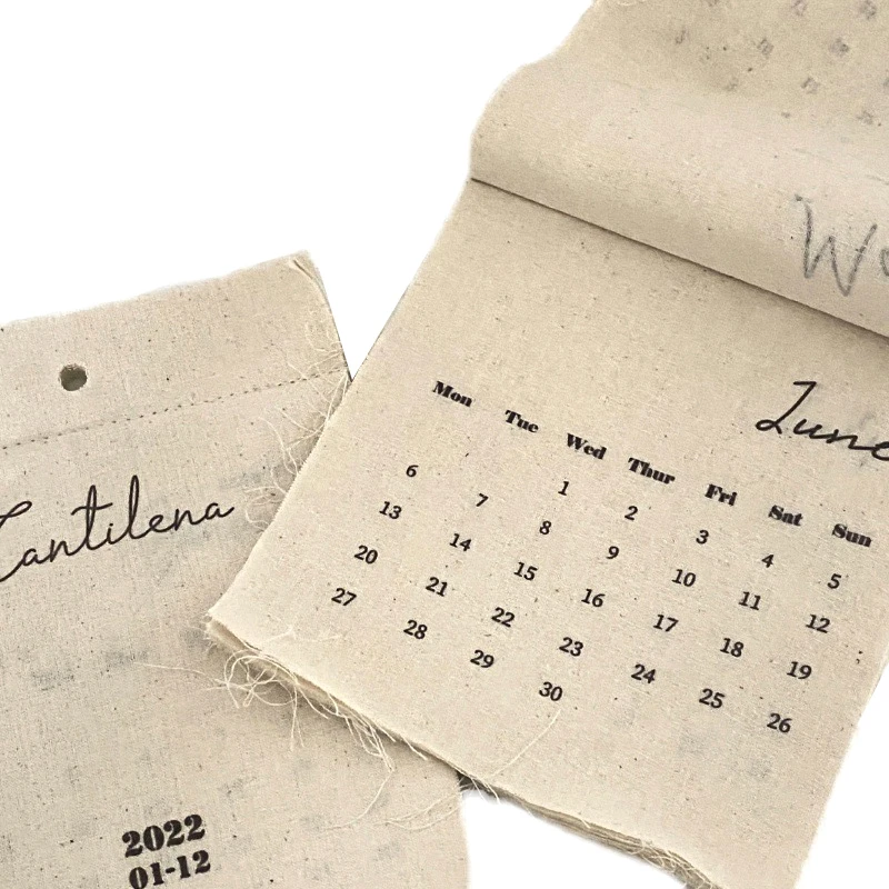 

Ins ткань 2025 настенный календарь корейский стиль декоративный английский календарь офисный домашний декор для популярного позирования реквизит
