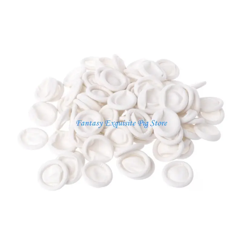 50 Pieces Latex Finger Tips Cots For Enhancing Grip and Safety Delicate Tasks