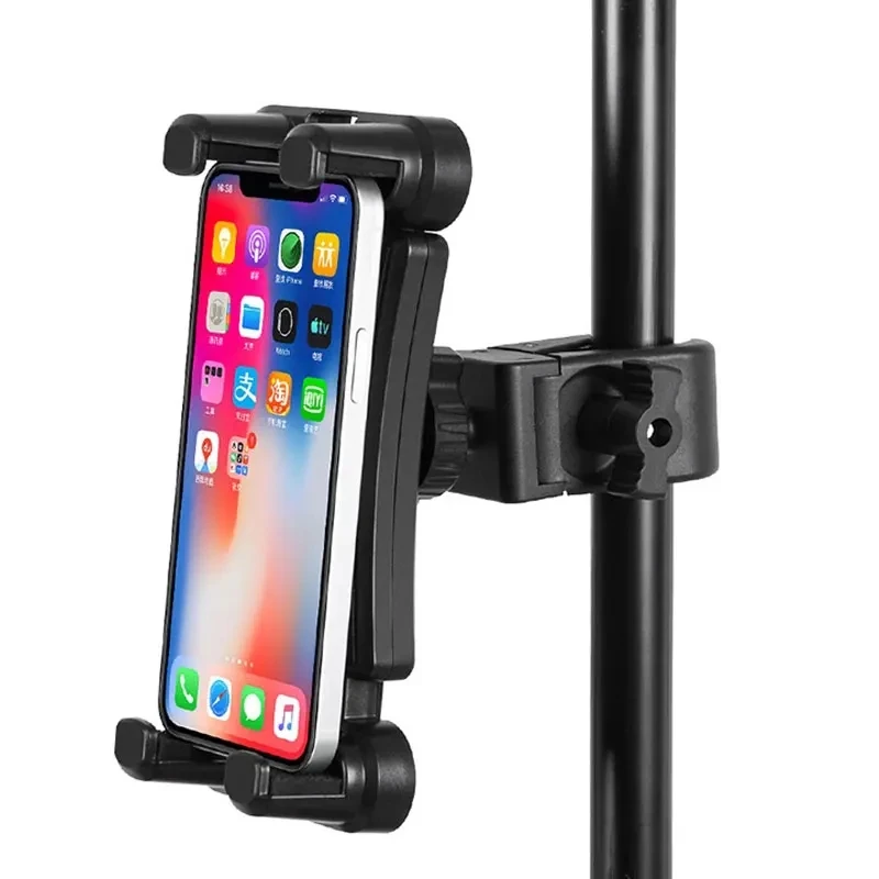 Survey Pole clamp With Universal Phone Holder Tablet Notebook Handbook Flat Bracket Cradle Data Collector For GPS Total Station