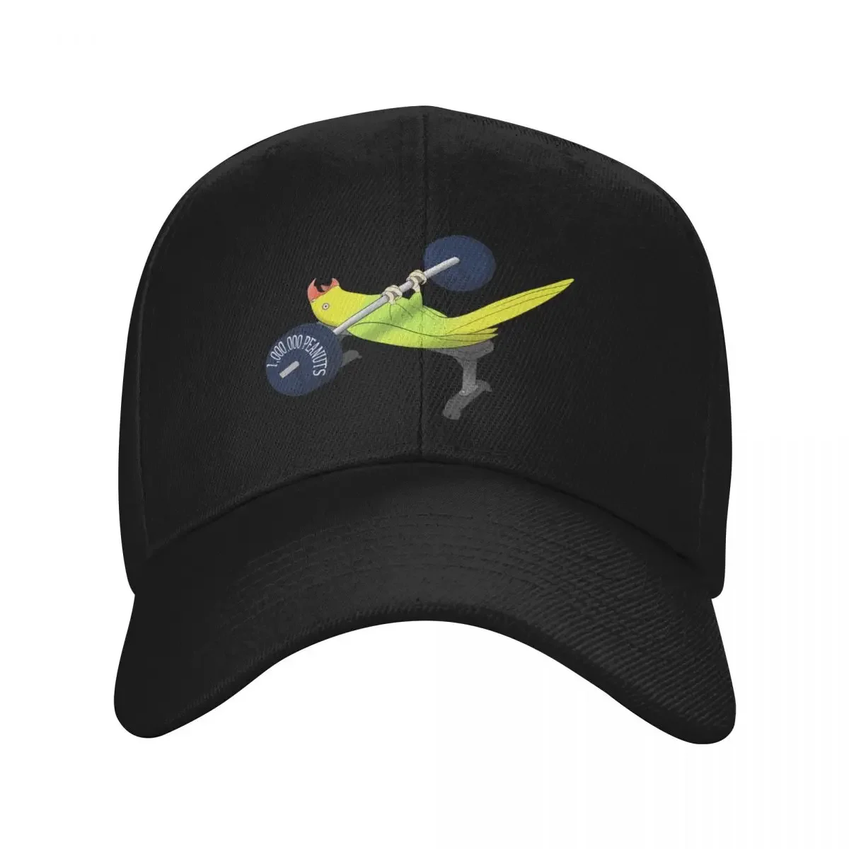 parrot working out Baseball Cap Sun Hat For Children Hip Hop Men Women's