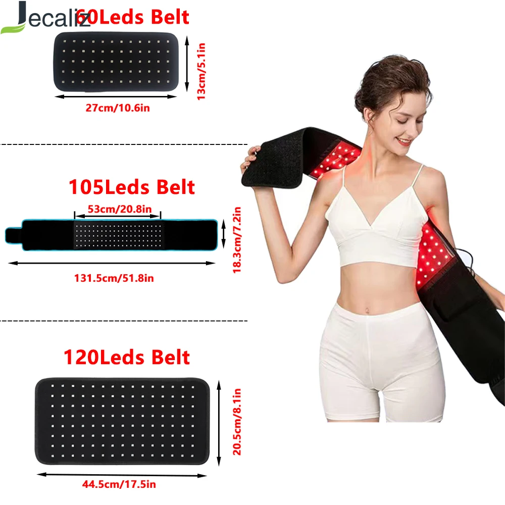 

Red Light Belt Lumbar Neck Relaxing Massage Body Waist Back,Shoulder,Legs,Belly Warm Waist Belt Massages Reduce Fatigue Plug-in