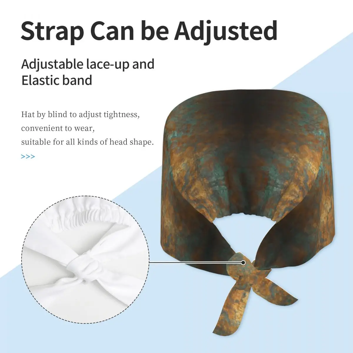 Oksydowany Miedziany Czepek Medyczny Dziecięcy Czepek Chirurgiczny Unisex Regulowany Czepek Pielęgniarski dla Dentysty