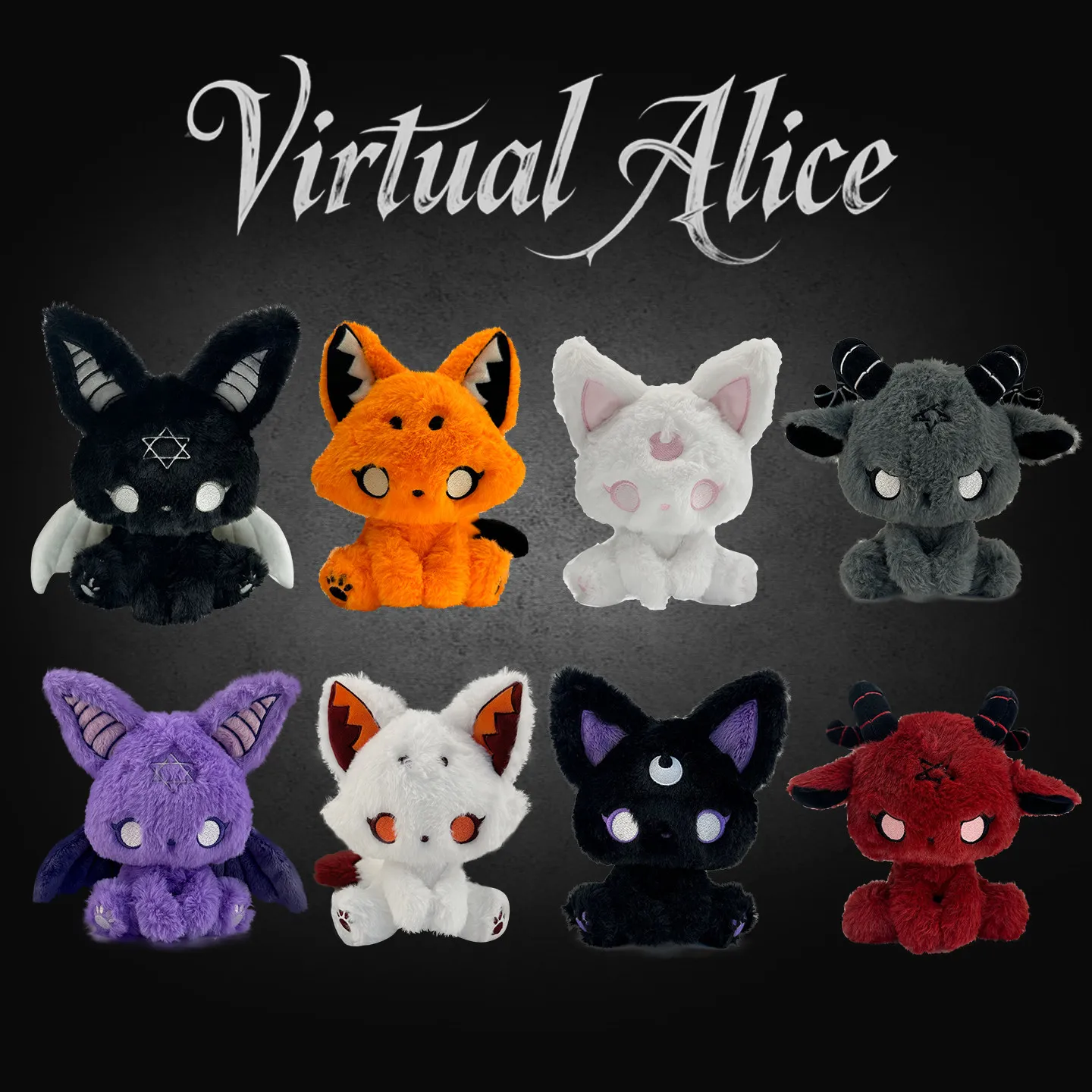 

2026 New Release: Alice Dark Messenger Original Design Wind Doll Plush Cute Animal Plush Doll Trendy Toy