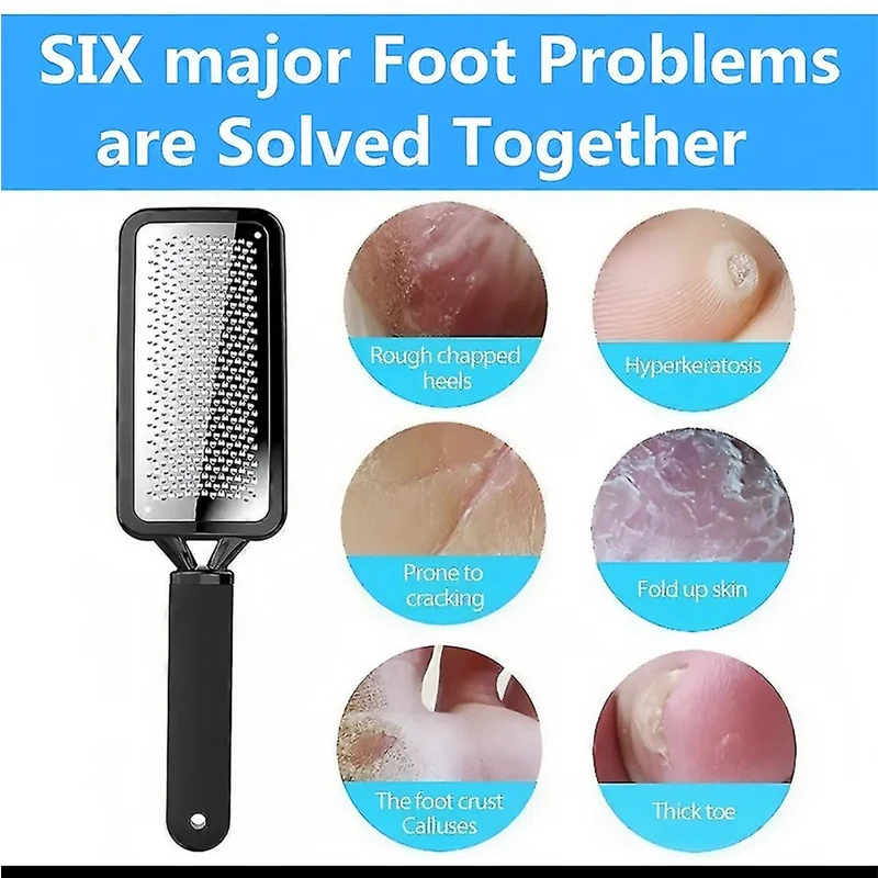 Upgrade Stainless Steel Callus Remover Foot File Professional Pedicure Tool for Dead Skin Hard Skin Removal, Home Pedicure Care image 3