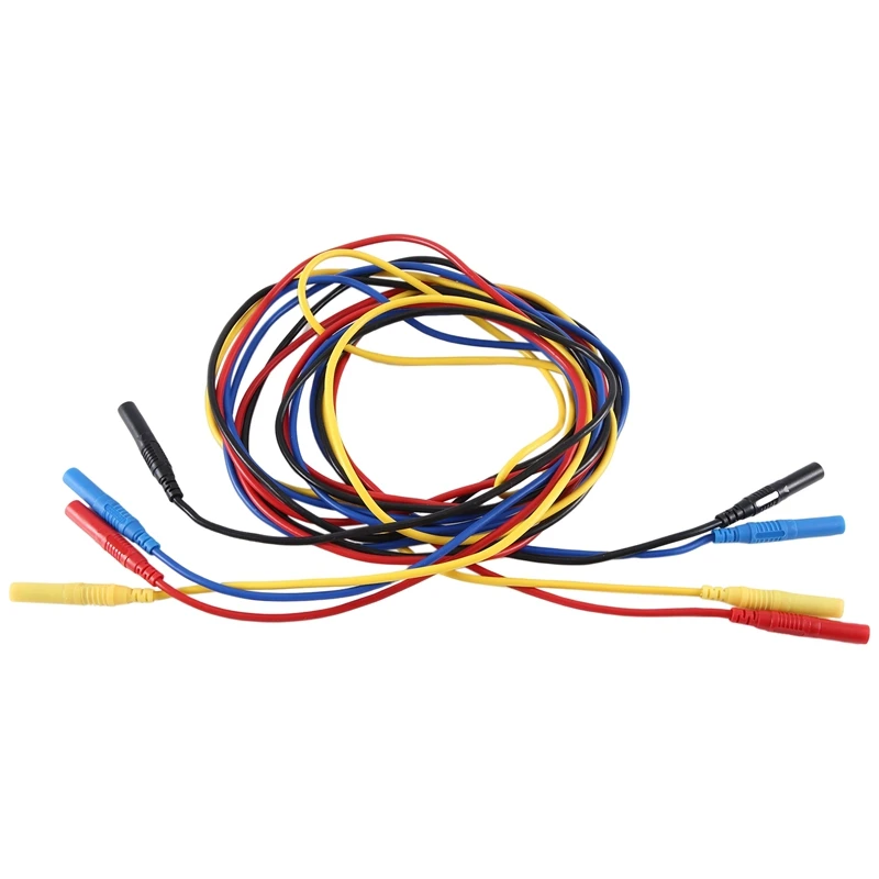 TL320 Length 2.0Meters High Quality 13AWG Flexible Silicone Test Leads 4Mm Straight Plug On Both Ends Replacement