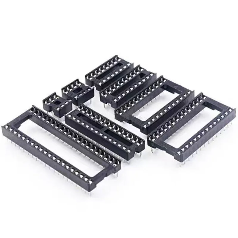 60PCS  IC socket test holder chip holder microcontroller holder DIP8 DIP8 pin 8P