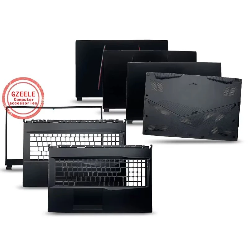 

Корпус ноутбука для GE75 GP75 GL75 MS-17E1/17E2/17E3/17E4/17E5/17E7/17E8/9, верхний корпус ЖК-дисплея/безельная крышка, упор для рук, верхняя крышка/основа