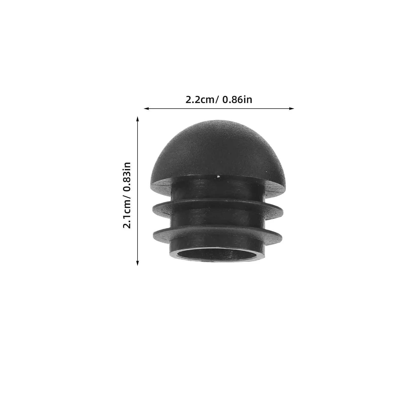 25Pcs Round Plastic End Cap Tube Plug Insert for 22Mm Pipelines Leak Proof Dust Stopper Industrial Home Construction