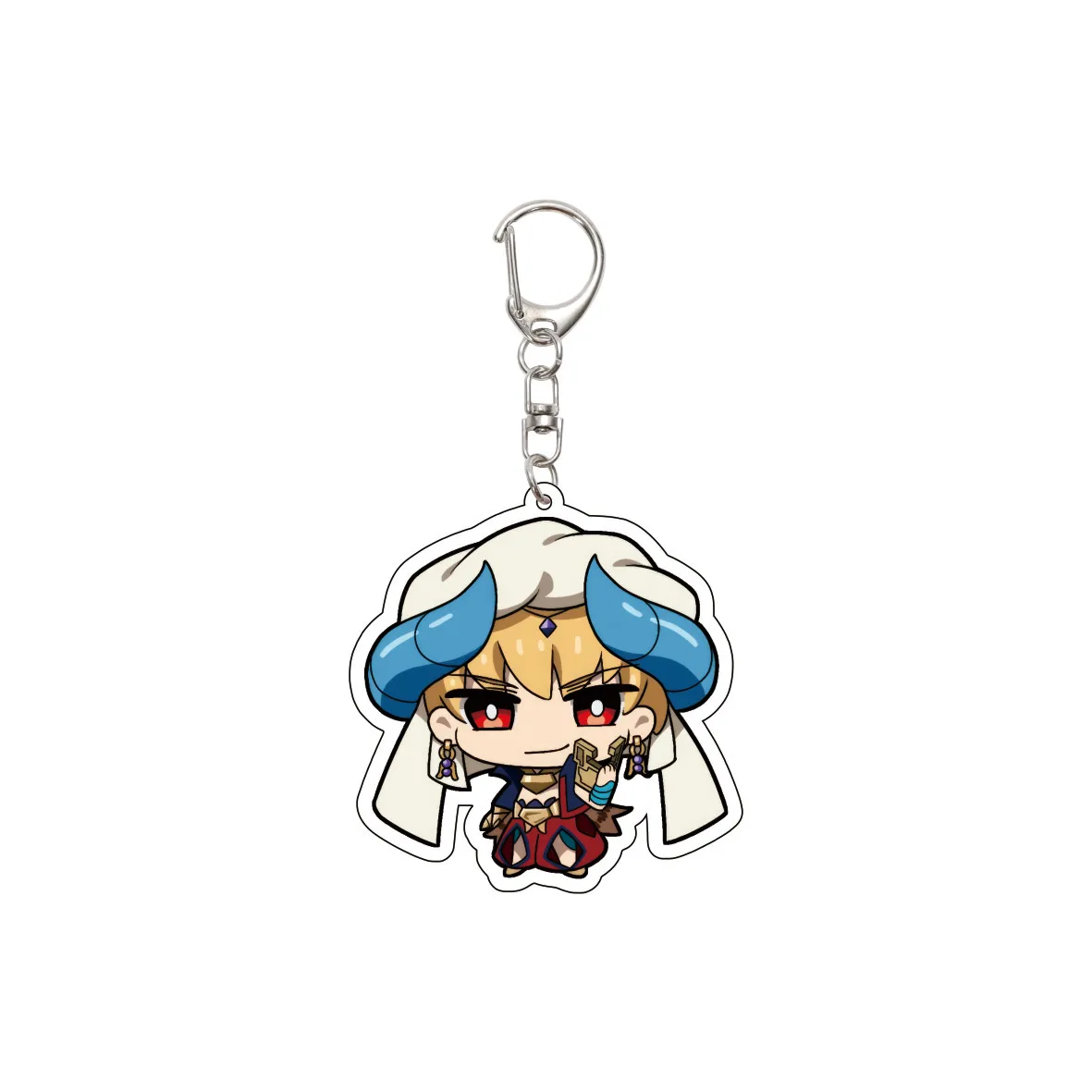 55MM Anime Fate/Grand Order Keychain Fujimaru Ritsuka Mash Kyrielight Astolfo Key Chain Acrylic Model Plate Christmas Gifts