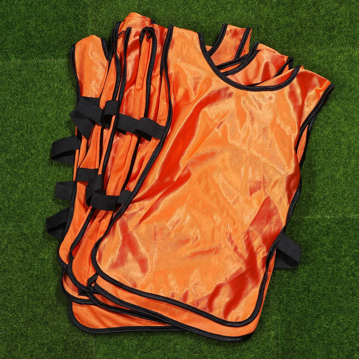 

6pcs Training Vest Kids Soccer Sports Football Child Sweatshirt Breathable Polyester Team Sports Accessories