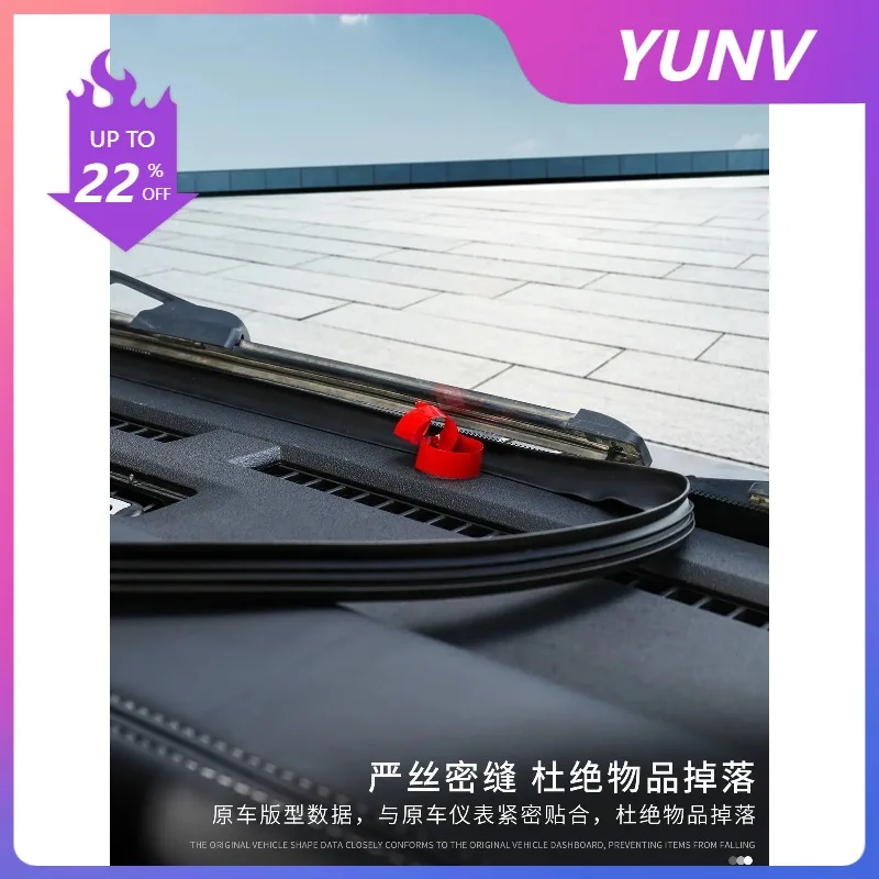 YUNV For BAW 212 T01 Dashboard Seal Strip Soundproof Rubber Strip Widened And Thickened Gap Plug Modification Accessories