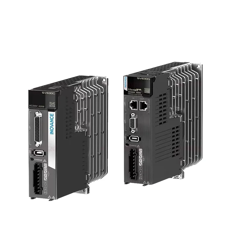 Inovance Planetary Gearbox Motor Servo Kit Drive Plc Controller Servo Motor for Cnc 400w SV630PS2R8I MS1H4-40B30CB-T331R view 6