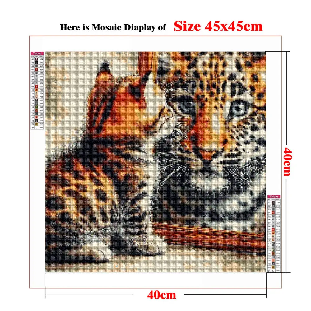 Diamond Painting, Cat Reflection Lion Tiger, Full Diamond Mosaic ,Kitten Dream Set ,Handmade Gift Art ,Home Decoration