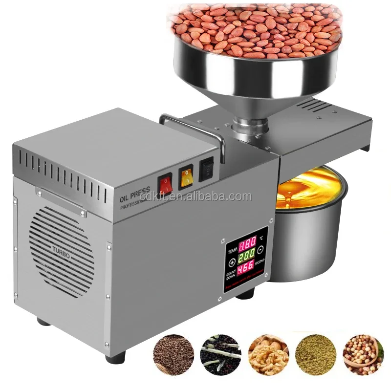 Economic And Efficient Edible Cooking Oil Making Automatic Peanut Rapeseed Oil Pressers Machine Palm Kernel Oil Press Machine 20