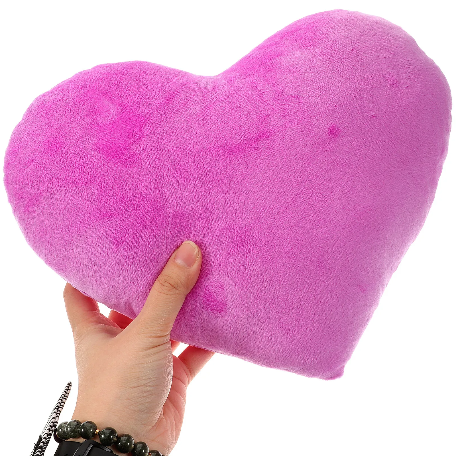 Heart Pillow Decor – Lightweight Compact Throw Cushion for Valentine’s Day, Wedding, Bridal Shower, Sofa, Bed