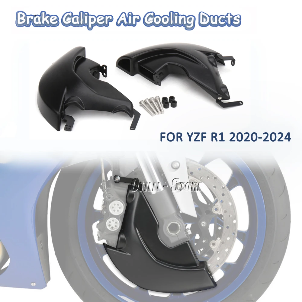 For Yamaha YZF R1 YZF-R1 2020 2021 2022 2023 2024 Motorcycle Accessories  High-quality Plastic Brake Caliper Air Cooling Ducts