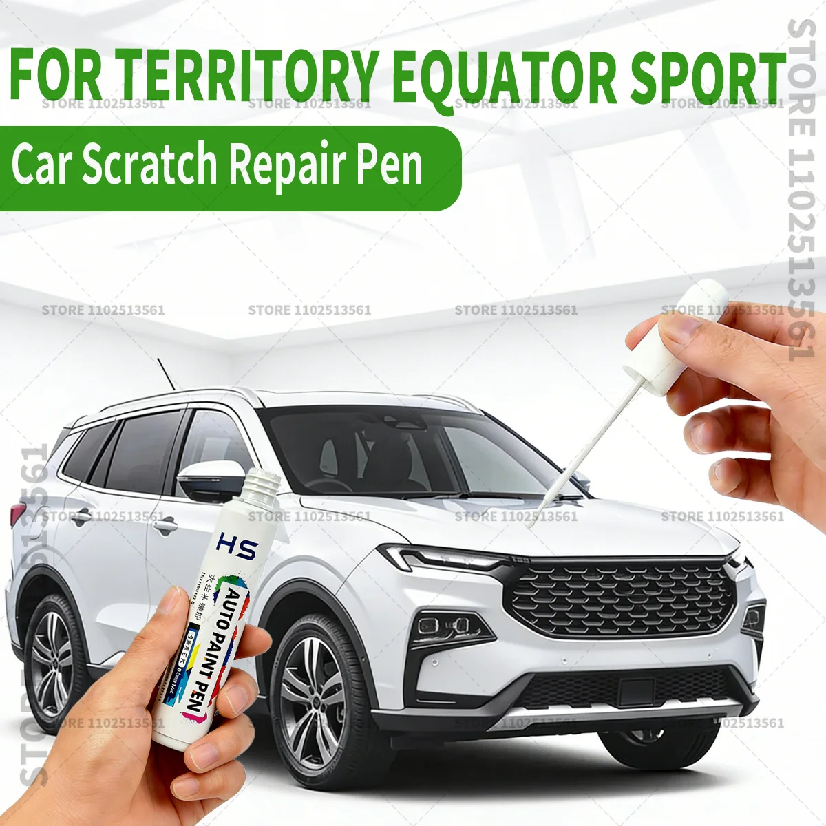 

Ручка-корректор для удаления царапин и ремонта краски для Ford Territory Equator Sport 2022-2025: серый, темно-синий (1774), белый (1897), зеленый, красный