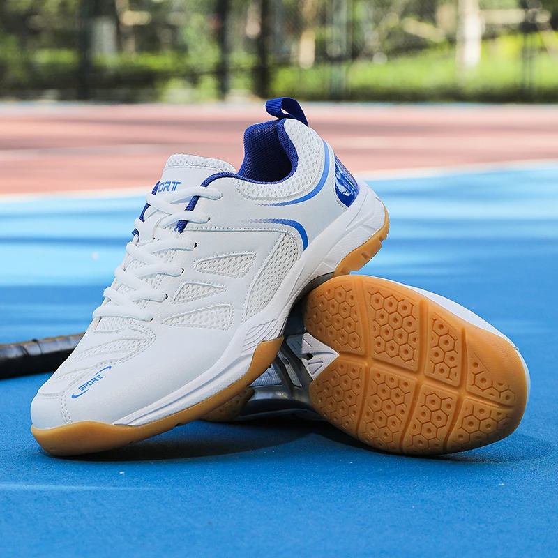New Men's Volleyball Shoes Outdoor Fitness Badminton Sports Shoes Mesh Breathable Tennis Shoes Indoor Sport Training Sneakers
