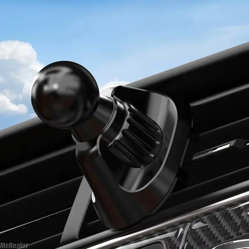 17mm Ball Head Base Metal Air Vent Hook Clip Universal Car Phone Mount Bracket