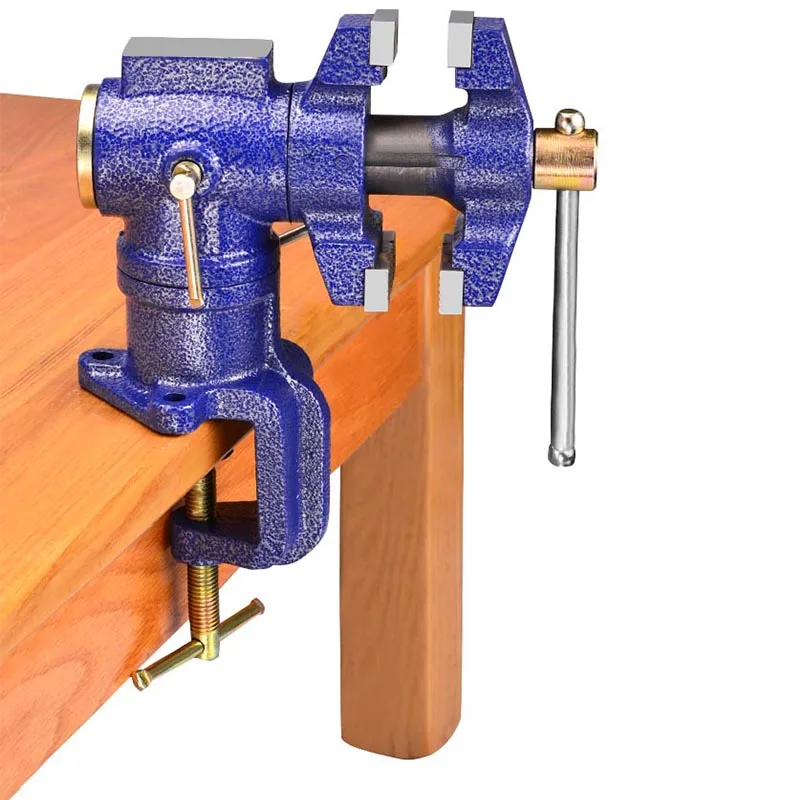 

for Multifunctional Bench Vice Household Vise Clamp 360 Degree Rotating Adjustable Workbench Woodworking WorkBench